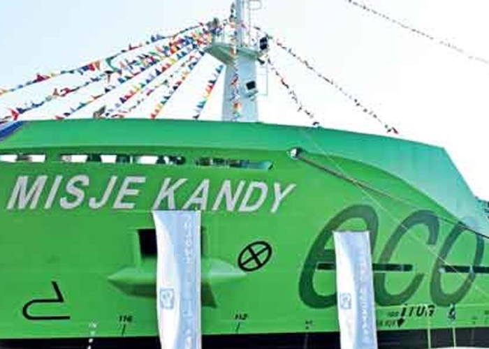 MISJE KANDY නෞකාව නොර්වේජියානු සමාගමක් වෙත භාර දෙයි (VIDEO)