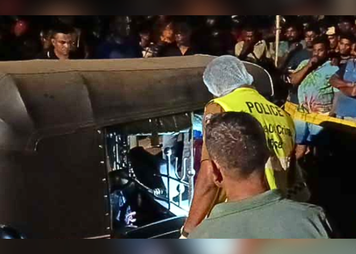 මොරටුවේ ත්‍රීරෝද රථයක් තුළ තිබී හමුවූ පුද්ගල සිරුර