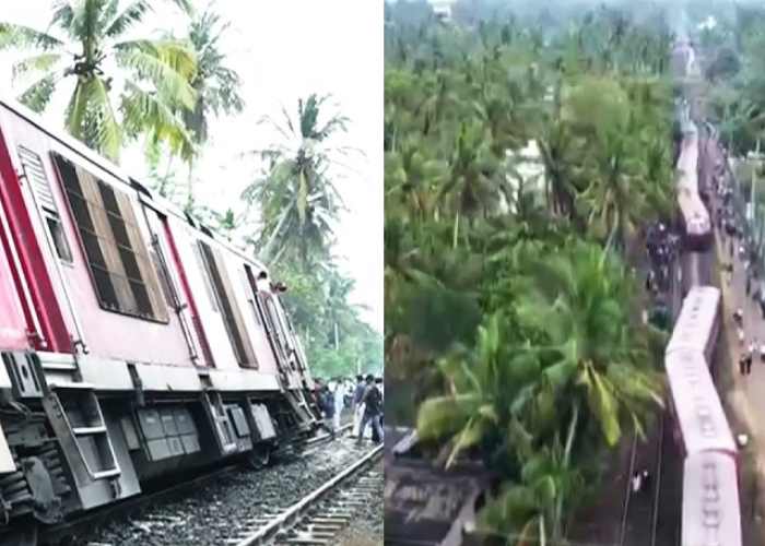 සාගරිකා පීලි පනී – මුහුදුබඩ දුම්රිය ගමනාගමනයට බාධා (VIDEO)