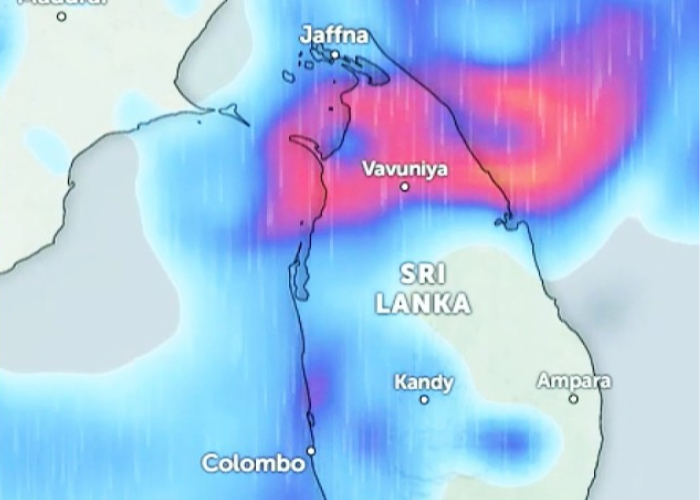 කාලගුණය රතු වෙයි – අඩු පීඩනය පැය 36කින් ඉවතට (VIDEO)