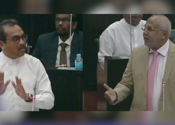 උදෙන්ම ඇවිලුණු පාර්ලිමේන්තුව (VIDEO)