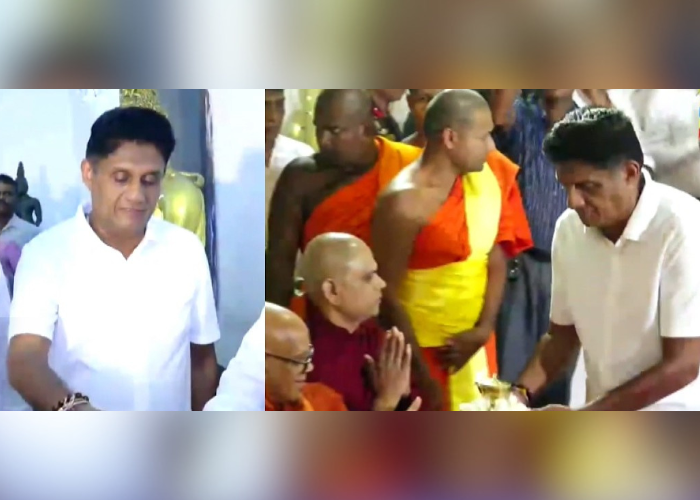 විපක්ෂ නායකවරයාගේ අතින් විවෘත කෙරූ කොළඹ බෞද්ධාලෝක වෙසක් කලාපය (VIDEO)