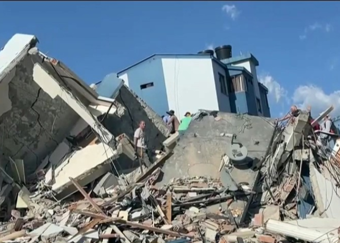 භූ කම්පනයෙන් මියගිය ගණන 250 පනී – මියගිය අයට ශ්‍රී ලංකාවේ ශෝකය (VIDEO)