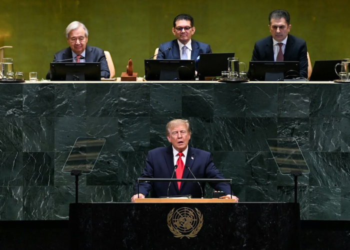 එක්සත් ජාතීන්ගේ දේශනයේදී ඉරානයට Trumpගෙන් තර්ජනයක්